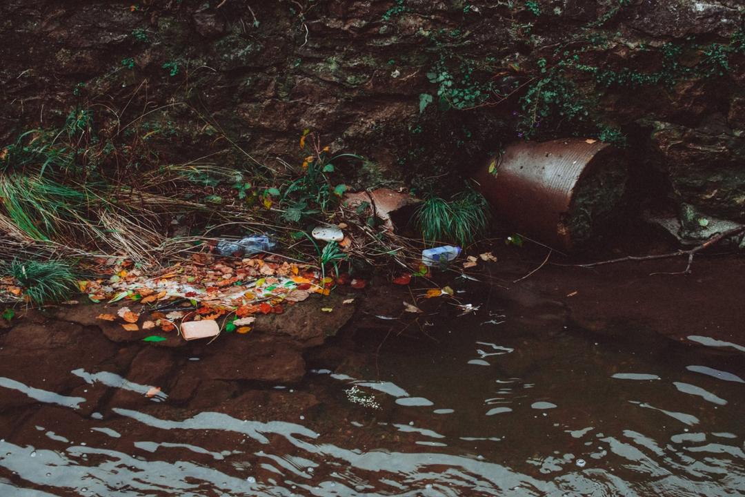Waste Materials on River Streams