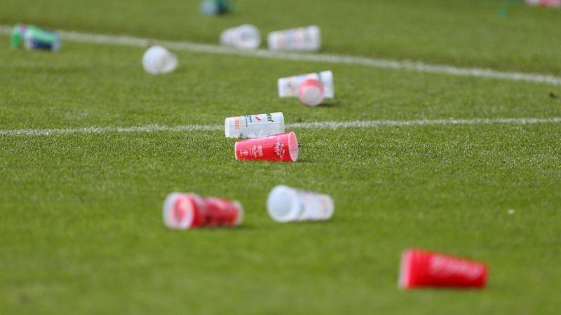 Plastic Cups (Waste) During Football Matches
