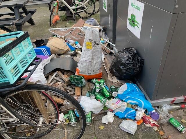 Household waste in Amsterdam
